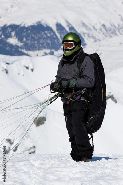 Fototapeta Parapentiste