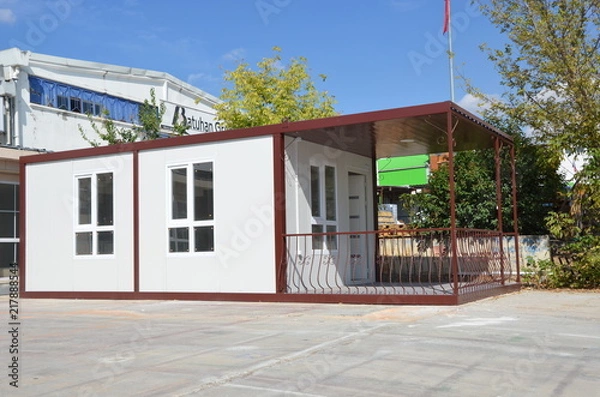 Fototapeta prefabricated building