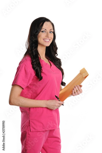 Obraz Nurse in scrubs