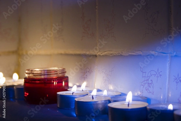 Obraz jar and candles