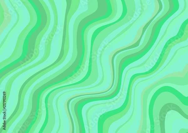 Fototapeta Abstract green vector background or pattern with handsome lines. Green marble ink pattern abstract background