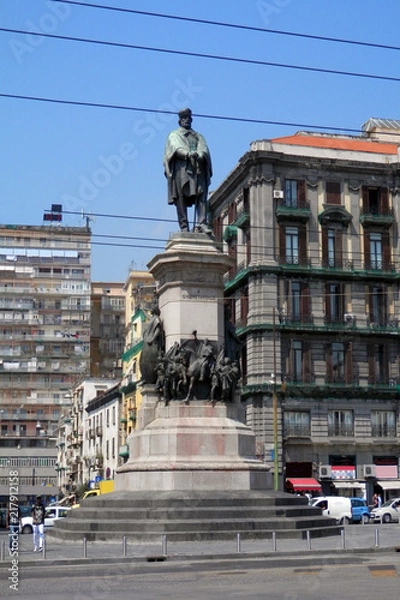 Fototapeta Napoli piazza Garibaldi