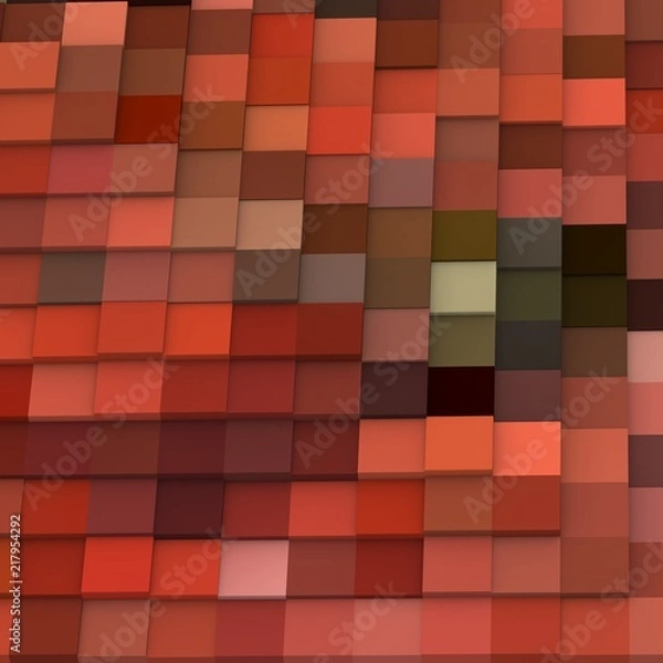 Fototapeta 3d rendered geometric pattern.