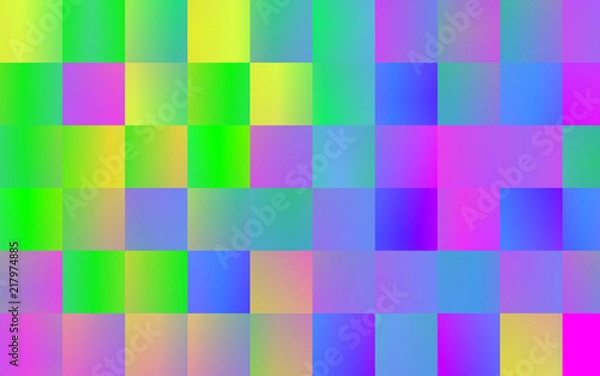 Fototapeta Abstract pixel grid with color gradient for background