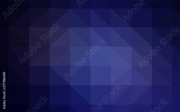 Fototapeta Light Pink, Blue vector polygon abstract layout.