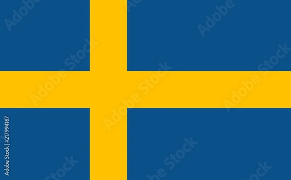 Fototapeta Flag Sweden