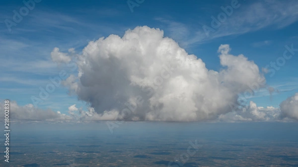 Fototapeta Super big clouds and sky in nature