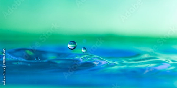 Obraz water drop splash