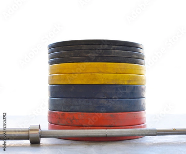 Obraz Rubber bumper weights