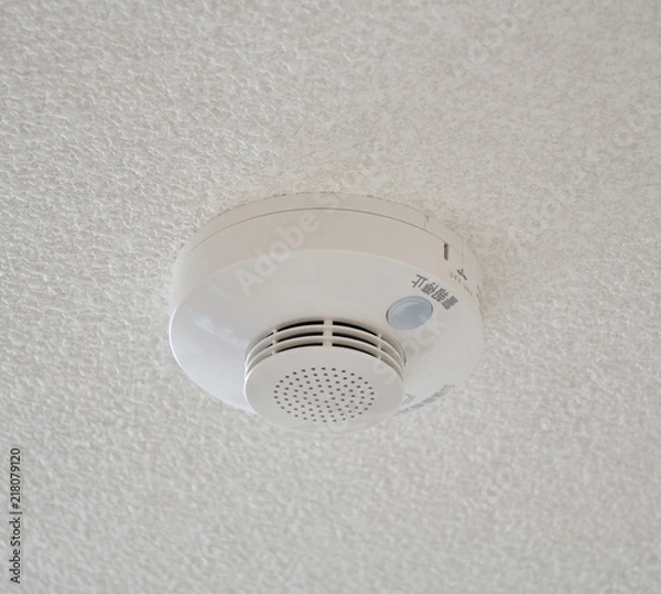 Obraz 天井に設置した火災報知器