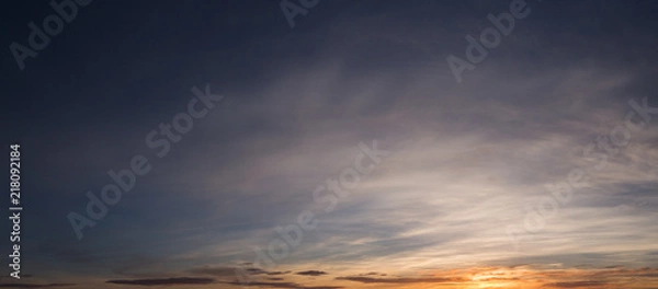 Fototapeta Clouds at sunset