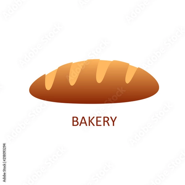 Fototapeta Hand drawn bakery logotypes