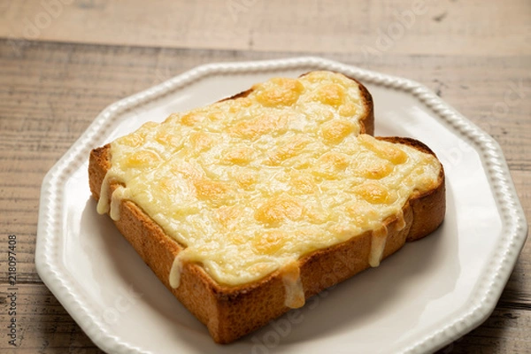 Obraz チーズたっぷりのトースト