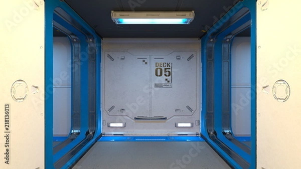 Fototapeta 近代的建物の通路