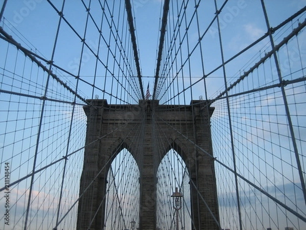 Obraz Brooklyn Bridge in 2006