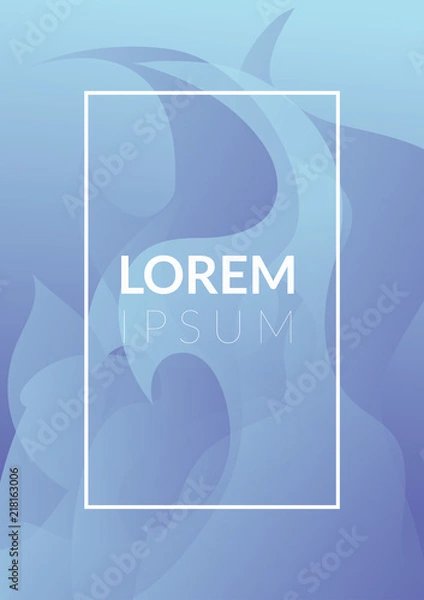 Fototapeta Cover design. Colorful halftone gradients. Colorful geometric background.