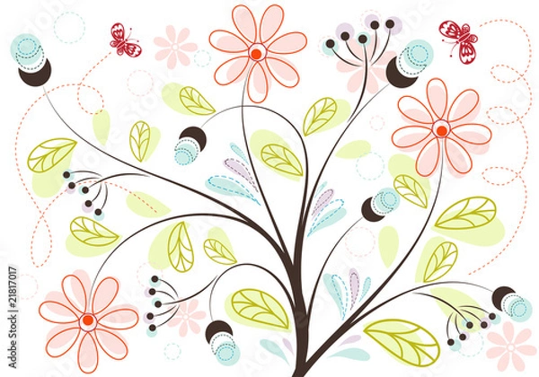 Obraz Floral background