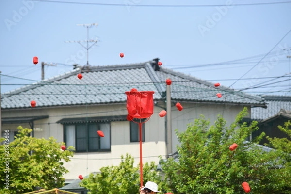 Fototapeta 運動会の玉入れ