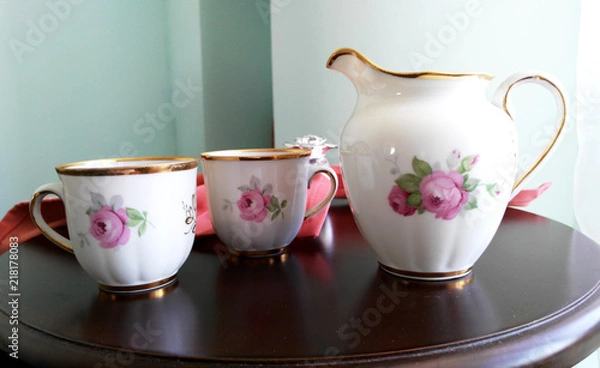 Fototapeta coffee set