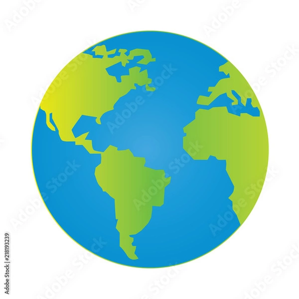 Fototapeta Simple Globe Vector