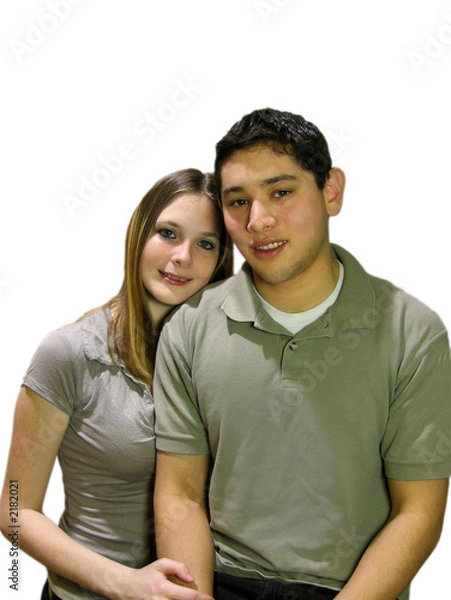 Fototapeta young couple in love