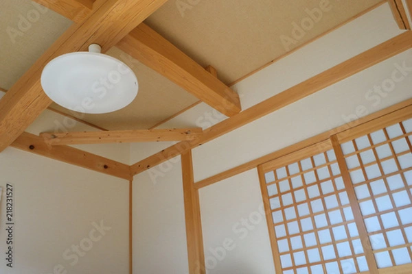 Obraz 耐震補強された天井の梁