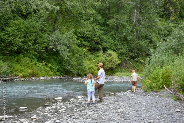 Obraz Bertha Creek, Alaska