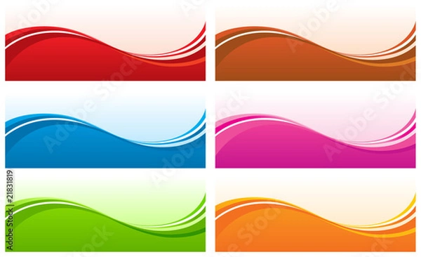 Obraz Abstract Wave Backgrounds