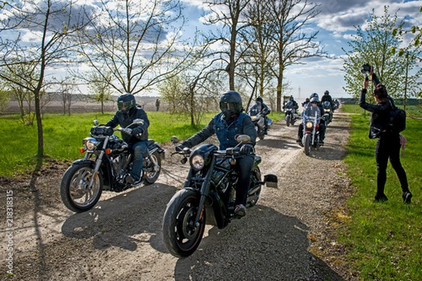 Fototapeta Bikers arrive