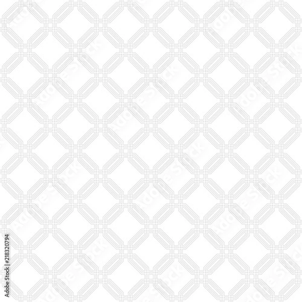 Fototapeta Geometric abstract octagonal light background. Geometric abstract ornament. Seamless modern pattern