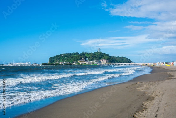 Obraz 江ノ島の夏　東浜