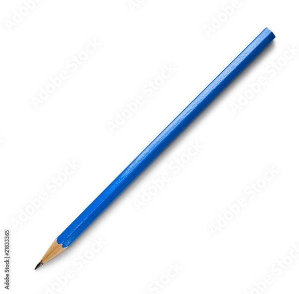 Obraz Pencil isolated on the white background