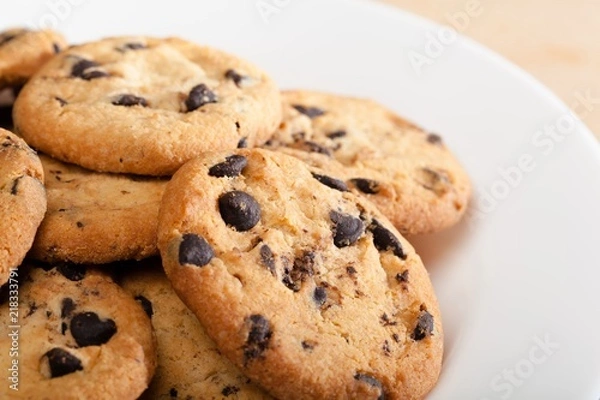 Obraz Chocolate chip cookies