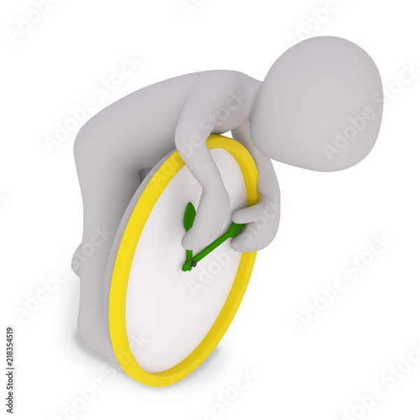 Fototapeta teaching the time