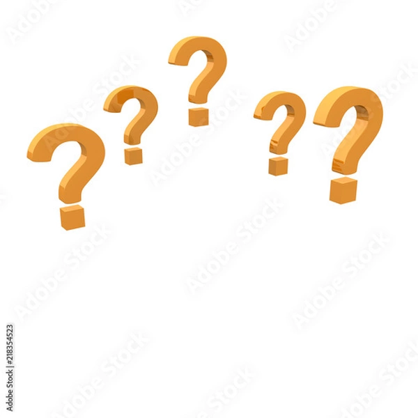 Fototapeta question marks