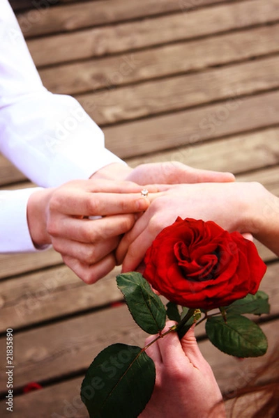 Fototapeta heiratsantrag