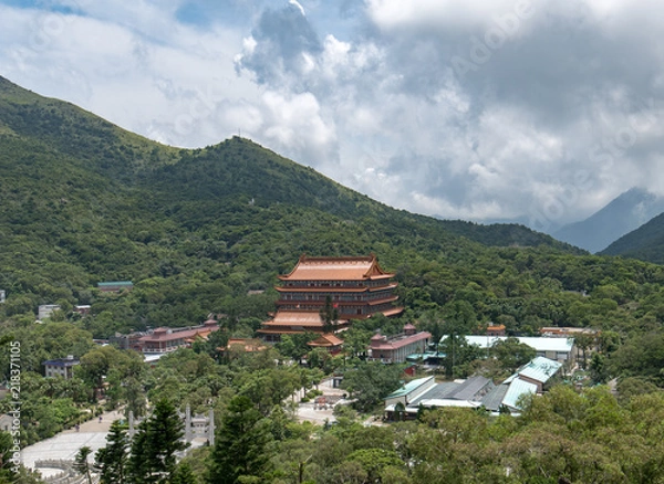 Obraz Po Lin Kloster Lan Tau Hong Kong