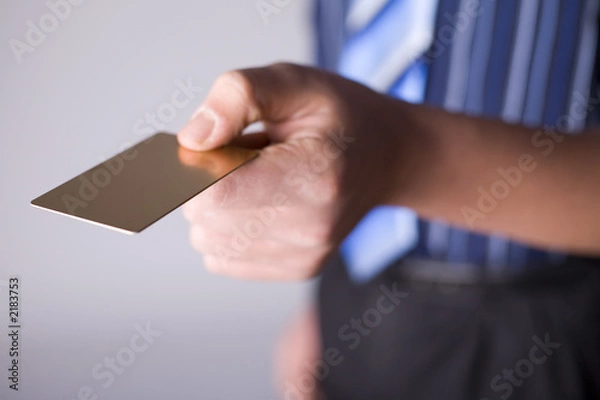 Fototapeta gold card