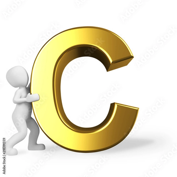 Obraz the letter c
