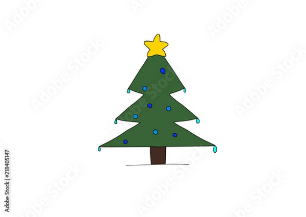 Fototapeta クリスマスツリー