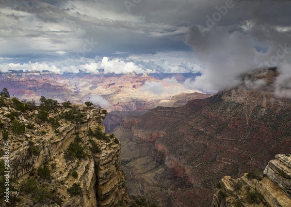 Obraz Cloudy Grand Canyon