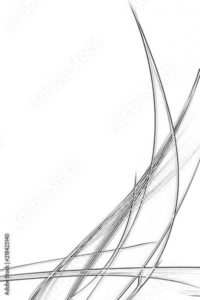 Obraz Abstract background with soft lines