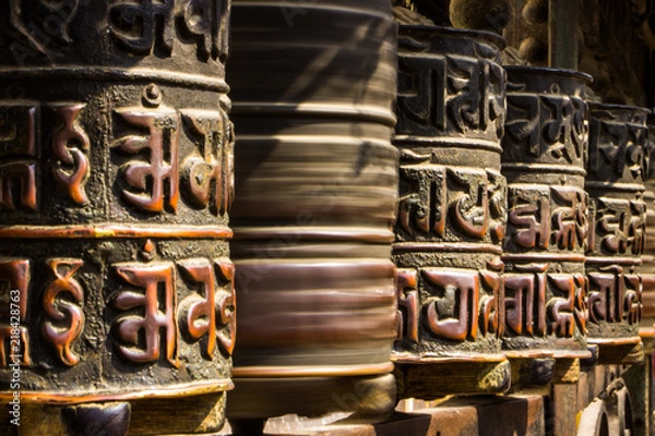 Obraz Prayer wheels