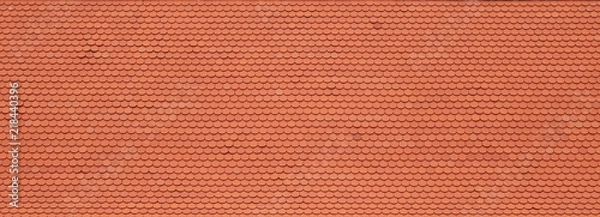 Obraz red roof tile texture 
