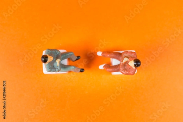 Fototapeta 対話する男性