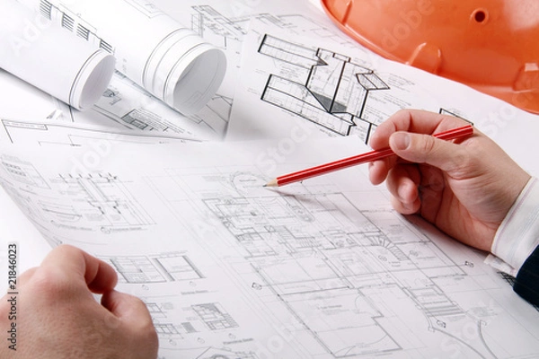 Obraz The house plan