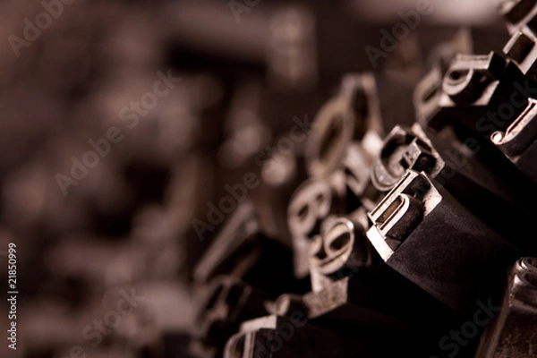 Fototapeta Font face background