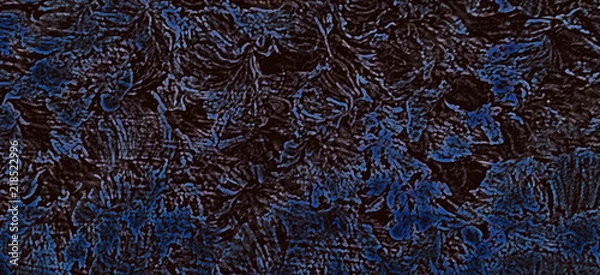 Fototapeta The background is dark with bright blue.