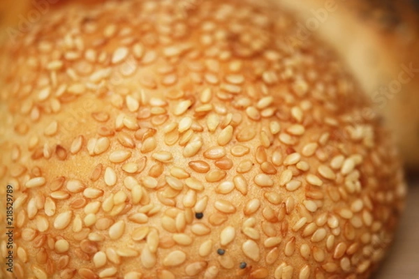 Obraz Sesam auf Brötchen