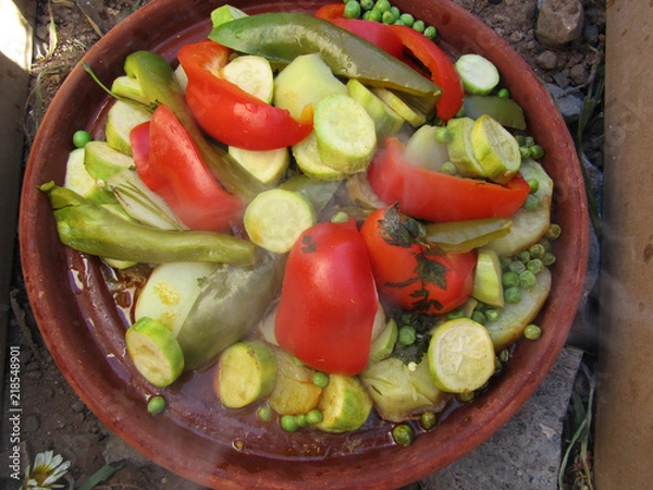 Obraz Moroccan tajine